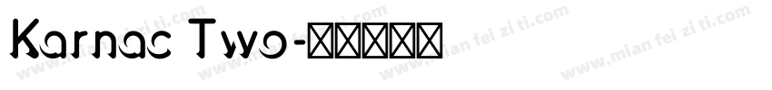 Karnac Two字体转换